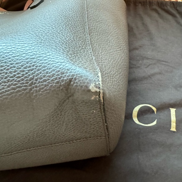 Gucci Women's Swing Tote in Taupe and Pink large size - Picture 8 of 9